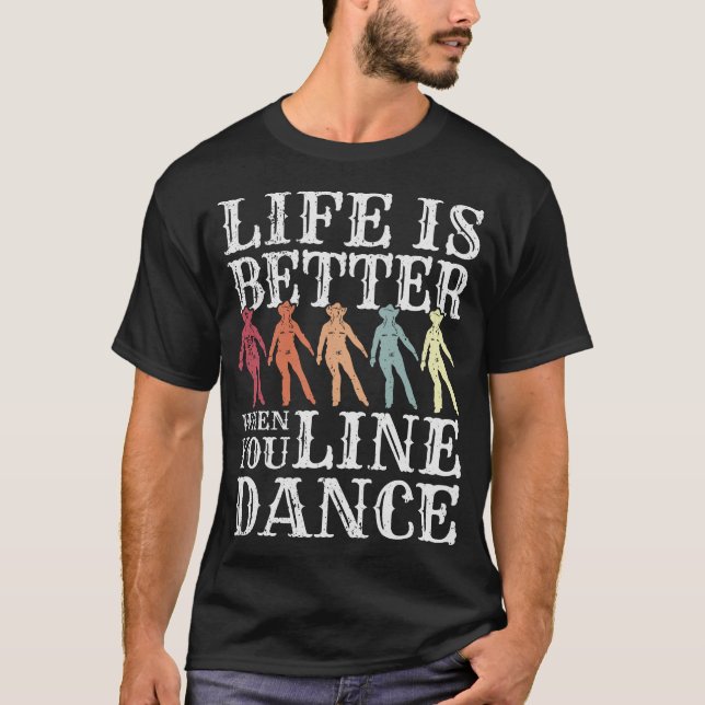 S2 Line Dancing Line Dance Line Dancer (22) T-Shirt (Front)