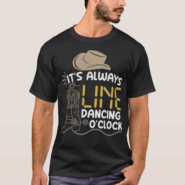 S2 Line Dancing Line Dance Line Dancer (47) T-Shirt (Front)