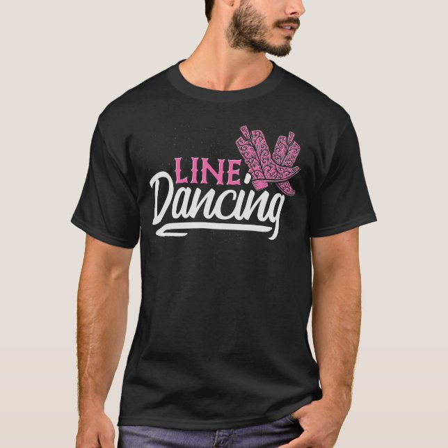 S2 Line Dancing Line Dance Line Dancer (48) T-Shirt (Front)