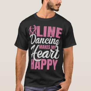 S2 Line Dancing Line Dance Line Dancer (50) T-Shirt