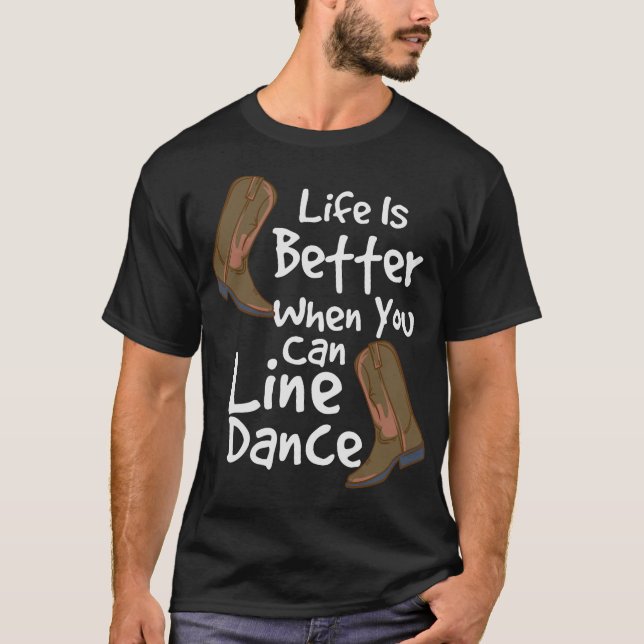 S2 Line Dancing Line Dance Line Dancer (59) T-Shirt (Front)