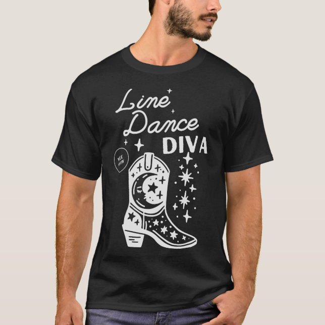 S2 Line Dancing Line Dance Line Dancer (70) T-Shirt (Front)
