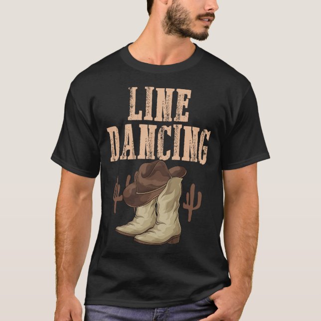 S2 Line Dancing Line Dance Line Dancer (98) T-Shirt (Front)