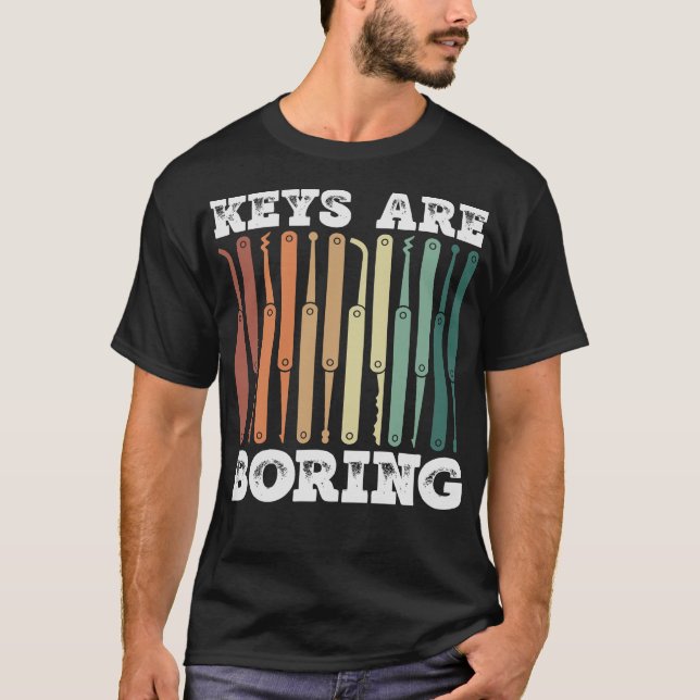 S2 Lock Picking Lockpicking Locksmith (132) T-Shirt (Front)