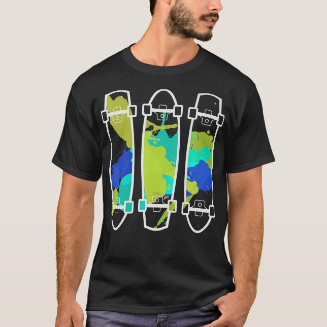 S2 Longboarding Longboard Longboarder (85) T-Shirt (Front)