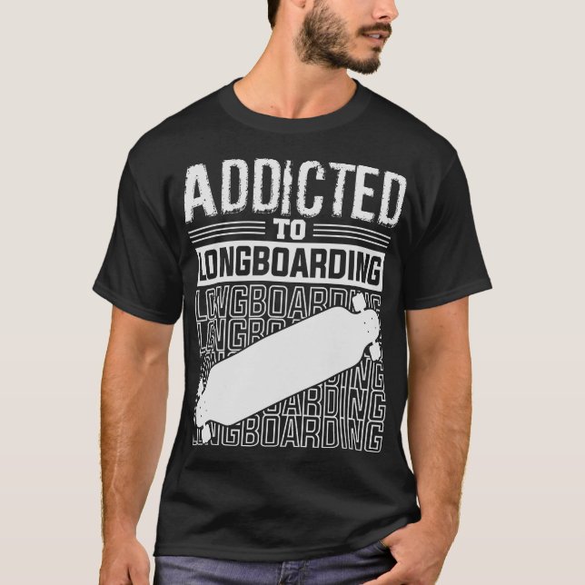 S2 Longboarding Longboard Longboarder (88) T-Shirt (Front)