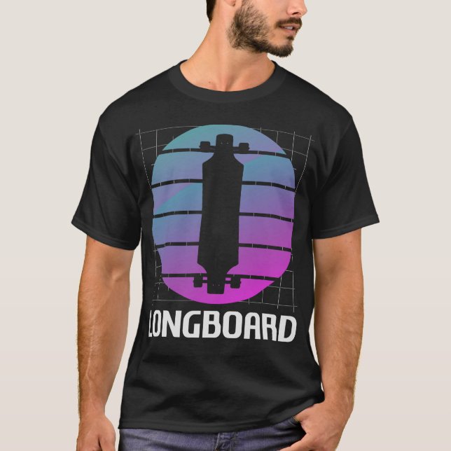 S2 Longboarding Longboard Longboarder (93) T-Shirt (Front)