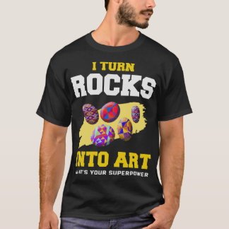 S2 Rock Painting Paint Rocks (97) T-Shirt