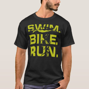 S2 Triathlon Triathlete Swim Bike Run (7) T-Shirt