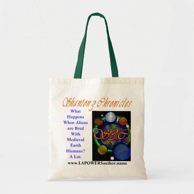 S3C text, S3Cplanets8, www.LAPOWERSauthor.name,... Tote Bag (Front)