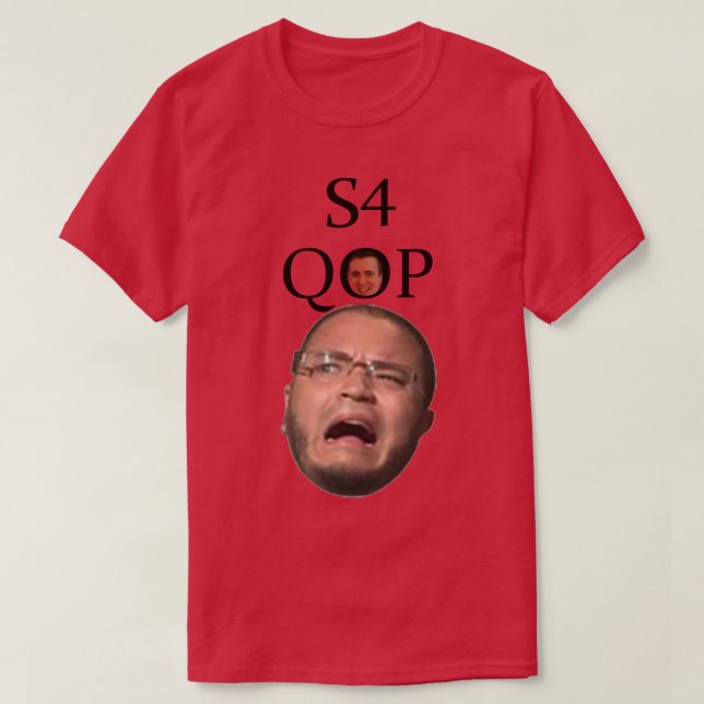 s4 Qop WutFace T-Shirt (Design Front)