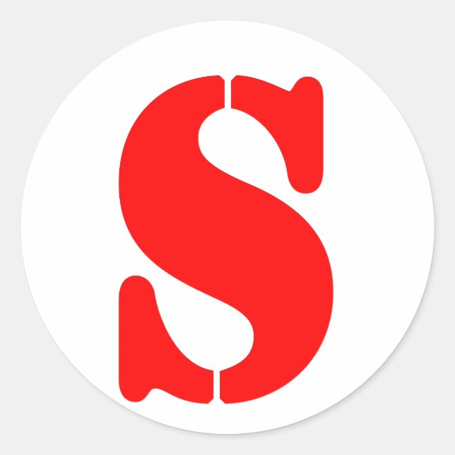 S_2 CLASSIC ROUND STICKER (Front)