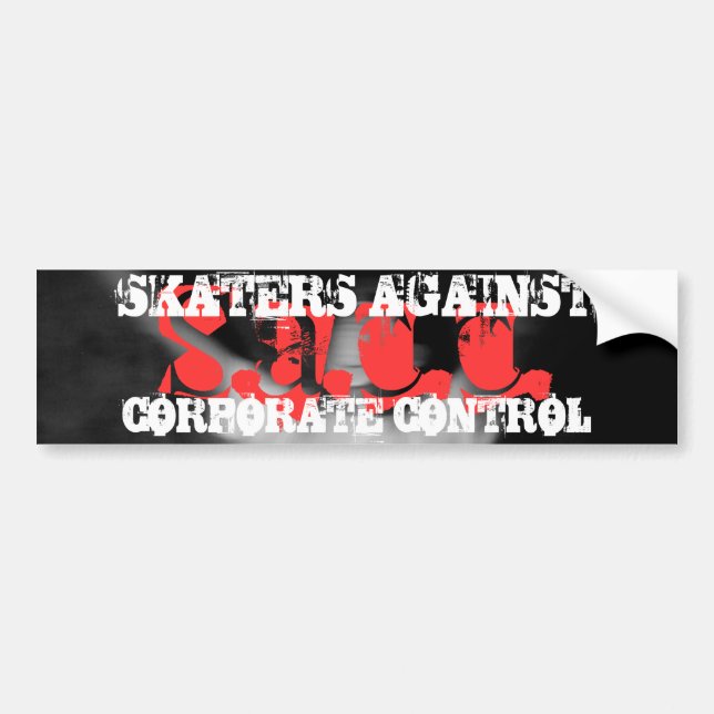 S.A.C.C. Logo Bumper Sticker (Front)