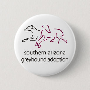 S A Greyhound Adoption Button