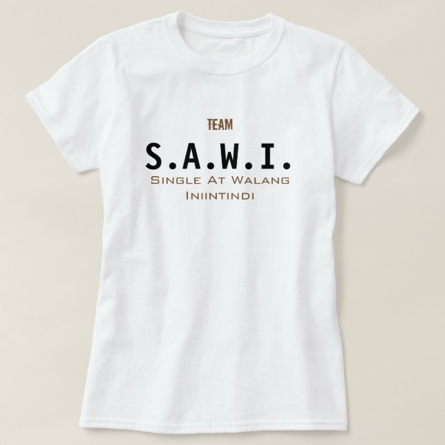 S.A.W.I. T-Shirt (Design Front)