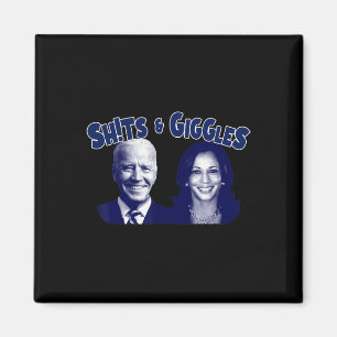 S And Giggles Biden Kamala Harris Magnet