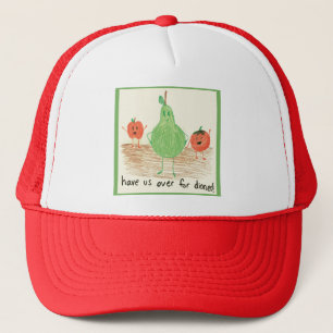 s Art, Red Trucker Hat