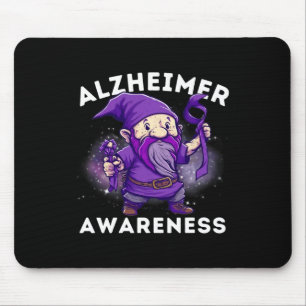 S Awareness Month T Heimer Gnomes T Purple Star  Mouse Mat