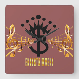 S.B.   Square Wall Clock