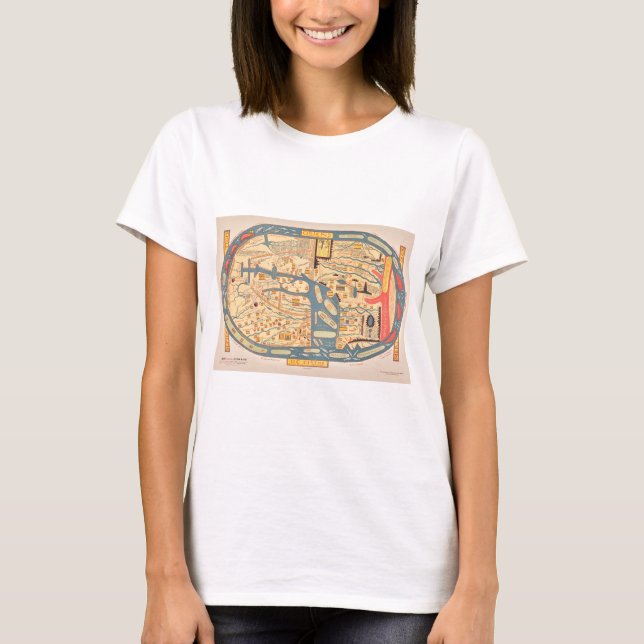 S. Beati Liebanensis mappam mundi ad exemplar eccl T-Shirt (Front)