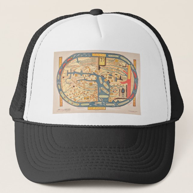 S. Beati Liebanensis mappam mundi ad exemplar eccl Trucker Hat (Front)
