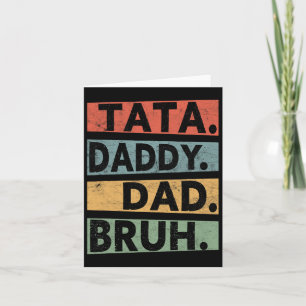 S Breast Daddy Dad Bruh Fathers Day Vintage Funny  Card