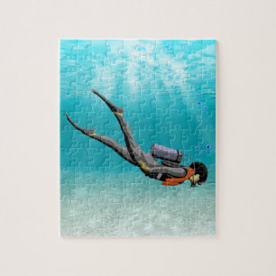 S.C.U.B.A. Diver Jigsaw Puzzle