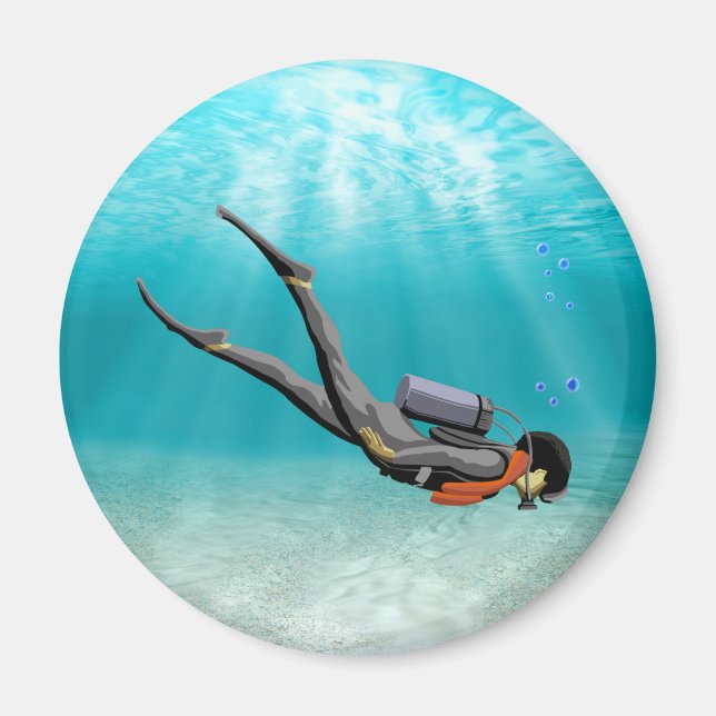 S.C.U.B.A. Diver Magnet (Front)