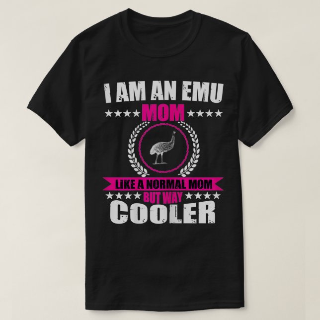 s Cool Emu Mom Costume Bird Love Emus For hipster  T-Shirt (Design Front)