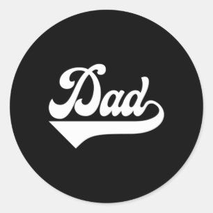 S Dad First Time Dad Father'S Day New Dad Classic Round Sticker
