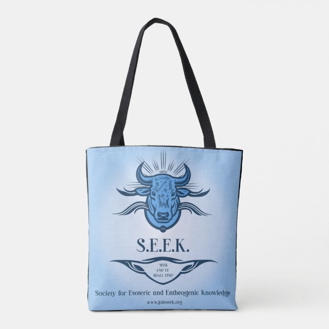 S.E.E.K. Tote Bag - Unisex (Back)