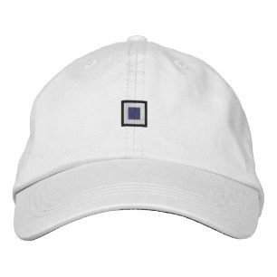 S embroidery hat