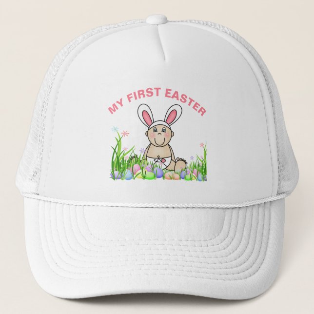 s First Easter Trucker Hat (Front)