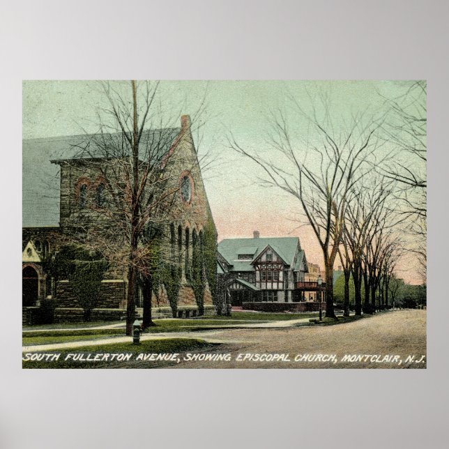 S. Fullerton Ave., Montclair, NJ Vintage Poster (Front)