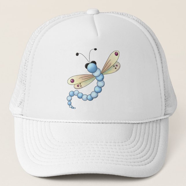 s Girls Dragonfly Trucker Hat (Front)