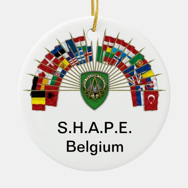 S.H.A.P.E. Belgium Ornament (Front)