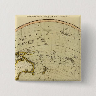 S Hemisphere, plane of London 15 Cm Square Badge