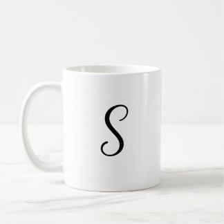 S initial Accent Coffee Mug-Mother's Day Gift-Gift Coffee Mug