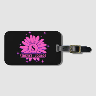 S Initial & Name Custom Luggage Tag, Custom Tag