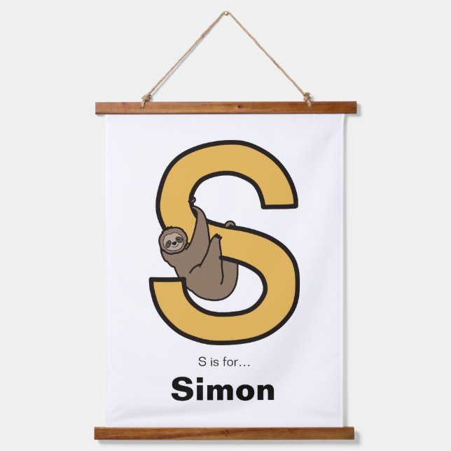 S is for…. hanging tapestry (Front)