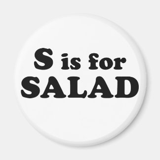 S is for SALAD (magnet) Magnet