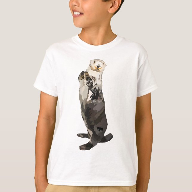 S is for Sea Otter T-Shirt (Front)