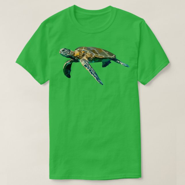 S is for Sea Turtle T-Shirt (Design Front)