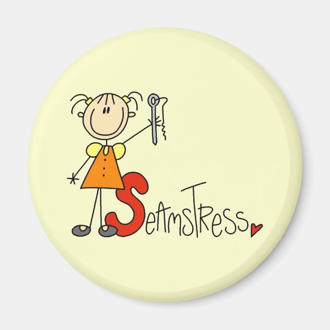 S is for Seamstress Magnet (Front)