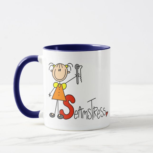 S is for Seamstress Mug (Left)