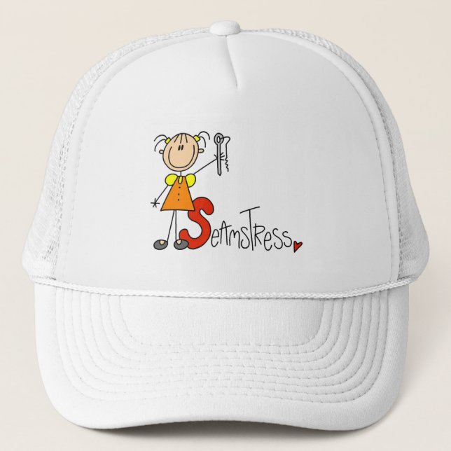 S is for Seamstress Trucker Hat (Front)