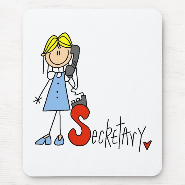 S is for Secretary Mouse Mat (Front)