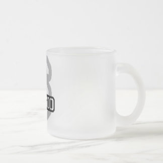S is for Sergio Frosted Glass Coffee Mug