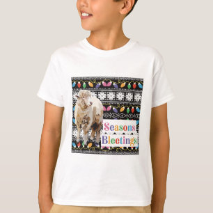 S is for Sheep Christmas T-Shirt