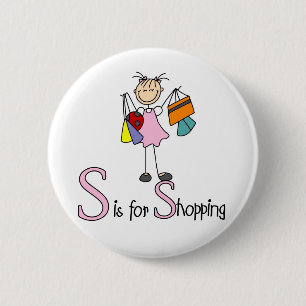 S Is For Shopping Button